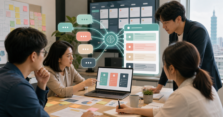 台灣中小企業團隊用 AI 將價格頁疑問整理成 FAQ 與銷售流程的會議情境