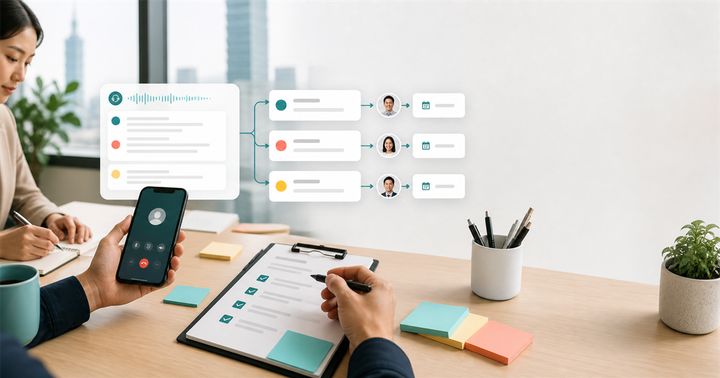 台灣中小企業團隊用 AI 將業務電話摘要整理成 CRM 跟進欄位