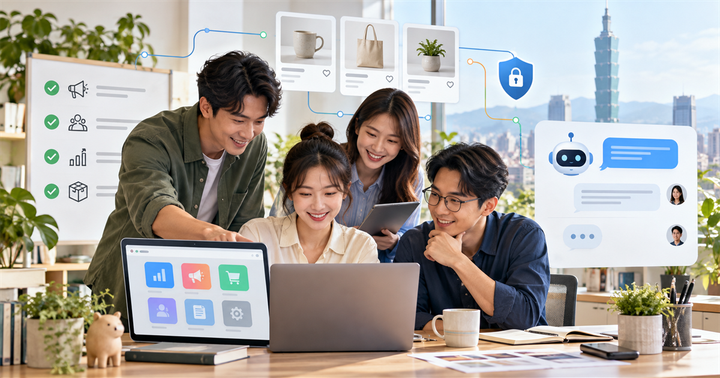 台灣中小企業團隊檢查 ChatGPT 外掛上架前的商品資料、權限與 AI 對話入口